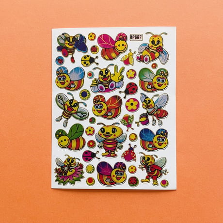 蜂 ② ハチ シール BEE STICKER