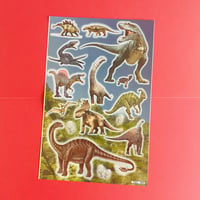 恐竜 シール 大 ① DINOSAUR STICKER