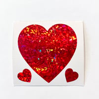 HEART STICKER PRISM ハート プリズム シール