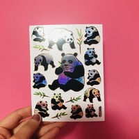 パンダ キラキラ シール PANDA STICKER