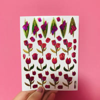 チューリップ キラキラ シール TULIP STICKER