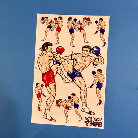 ムエタイ シール MUAY THAI STICKER