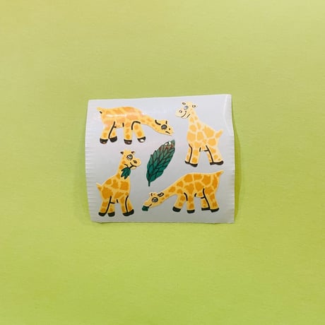 キリン シール GIRAFFE STICKER
