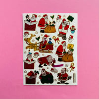 クリスマス (12) キラキラ シール CHRISTMAS STICKER