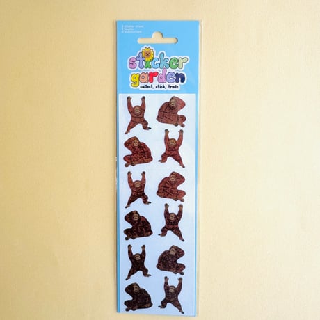 Sticker Garden★オランウータン orangutan