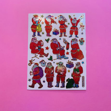 クリスマス ⑧ キラキラ シール CHRISTMAS STICKER