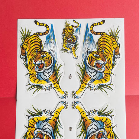 トラ シール 大 ③ TIGER STICKER