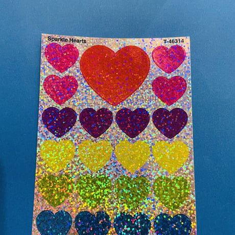キラキラ ハート シール SPARKLE HEARTS STICKER