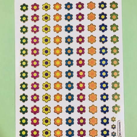 ミニフラワー キラキラ シール MINI FLOWER STICKER