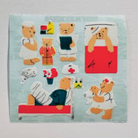病院のクマたち シール HOSPITAL BEARS STICKER