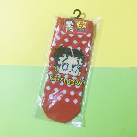 ベティブープ 靴下 ① BETTY BOOP ANKLE SOCKS