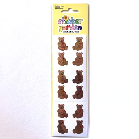 Sticker Garden★ クマ ハート BEAR HEART