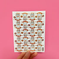 招き猫 キラキラ  LUCKY CAT  STICKER