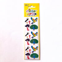 Sticker Garden★ トリ 鳥 BIRD フラミンゴ クジャク