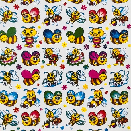 蜂 シール 大 ② BEE STICKER
