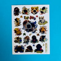 犬 ⑥ キラキラ シール DOG STICKER