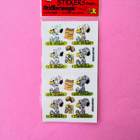 PEANUTS スヌーピー プリズム ステッカー パッケージ入り PEANUTS SNOOPY STICKERS
