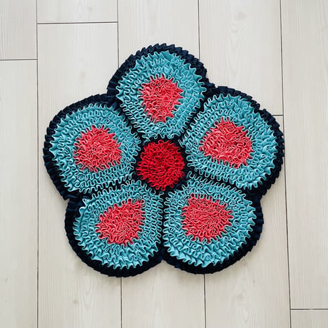⭐️ラグ⭐️花⑤ RUG