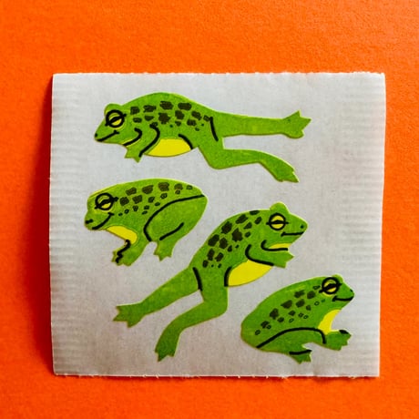 カエル ③ シール FROG STICKER