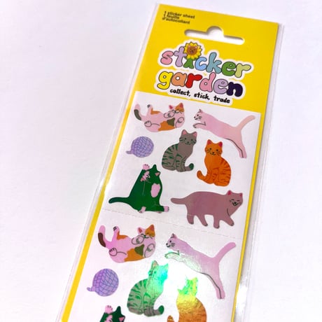 Sticker Garden★猫 CATS  オーロラ