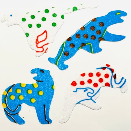 Great 7 シール ヒョウ ザラザラ LEOPARD STICKER