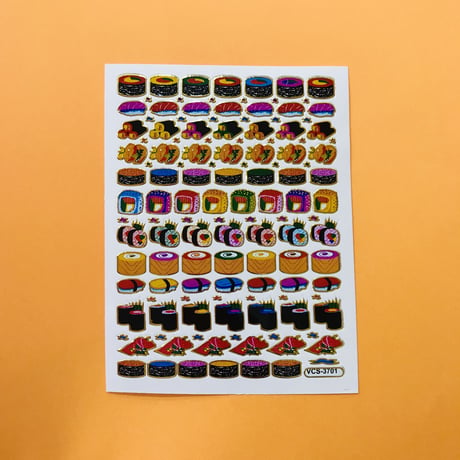 寿司 ② キラキラ シール SUSHI STICKER
