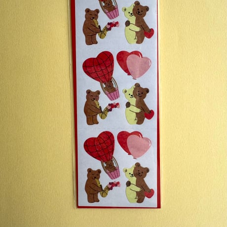 Sticker Garden★ラブラブなくま  heart bear