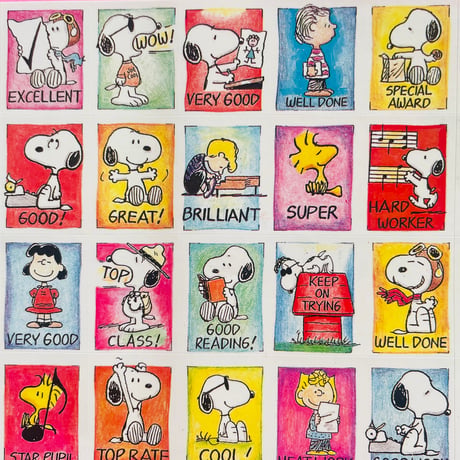 ステッカーマジック社 シール④ スヌーピー SNOOPY