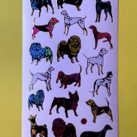 ハートと馬 キラキラ シール ミニ HEART AND HORSE STICKER