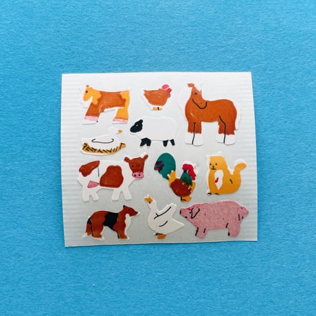 ミニ動物 牧場 MINI FARM ANIMALS STICKER