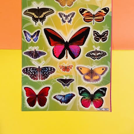 蝶々④ シール 大 BUTTERFLY STICKER