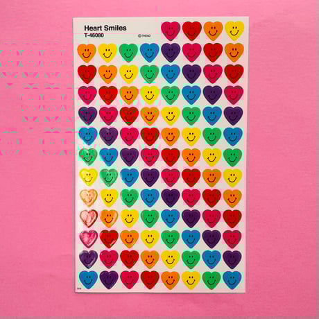 ハート スマイル シール HEART SMILE STICKER