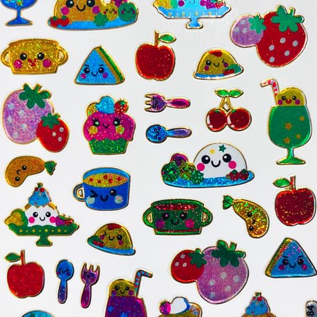 スイーツ キラキラ シール DESSERT STICKER