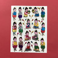 タイの子供達 キラキラ シール THAI CHILDREN STICKER
