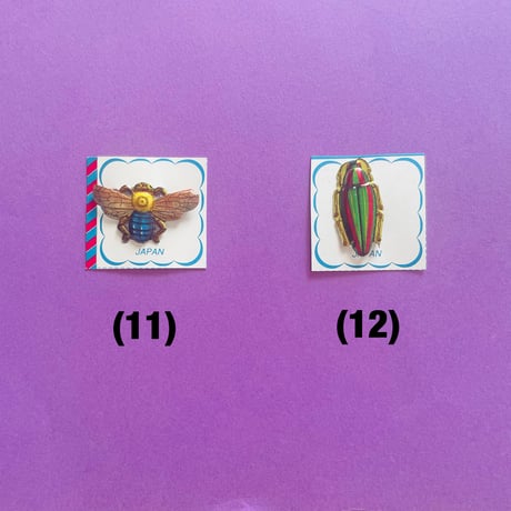 虫 レトロバッチ INSECT BADGE