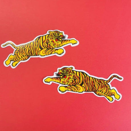 トラ 虎 ジャンプ シール TIGER STICKER