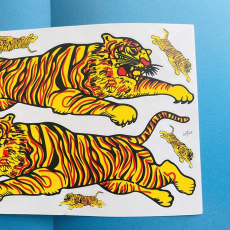 トラ シール 大 ① TIGER STICKER