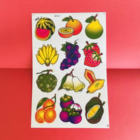 フルーツ シール 大 ③ FRUIT STICKER