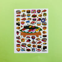 寿司 キラキラ シール SUSHI STICKER