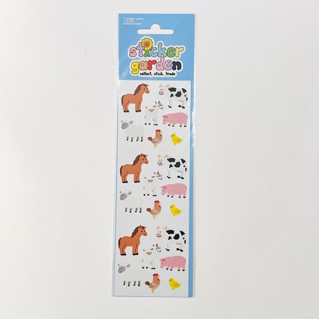 Sticker Garden★牧場 シール farm