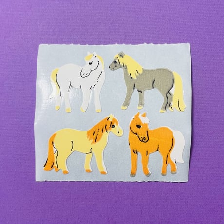 馬 ① シール HORSE STICKER