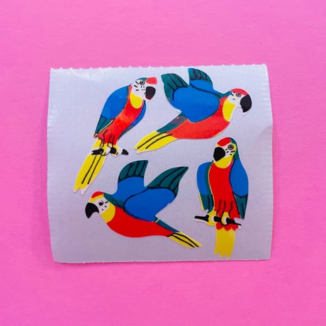 カラフルオウム シール PARROTS STICKER