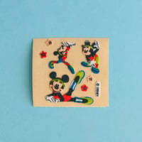 ミッキーマウス シール ザラザラ MICKEY MOUSE STICKER