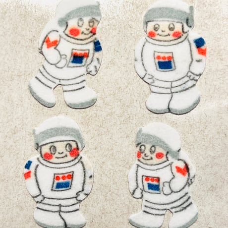宇宙飛行士 シール ザラザラ ASTRONAUT STICKER