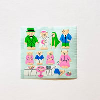 クマたちの結婚式 シール MARRIAGE BEARS STICKER