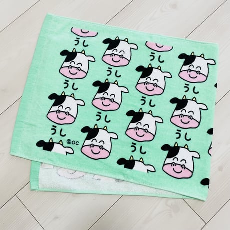 牛 フェイスタオル COW FACE TOWEL