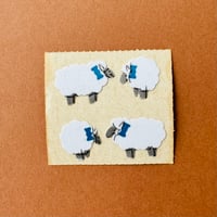 羊 シール ザラザラ SHEEP STICKER