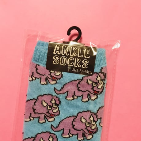 恐竜 ⑤ 靴下 DINOSAUR ANKLE SOCKS