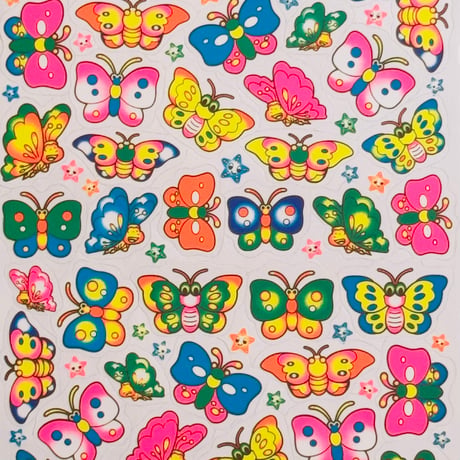 蝶々⑥ シール 大 BUTTERFLY STICKER