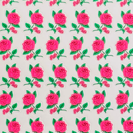 薔薇 シール 大 ROSE STICKER